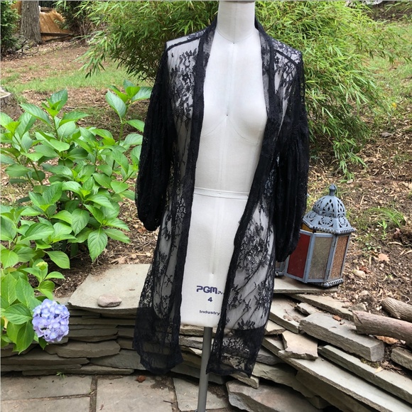 Fanco Other - black lace duster